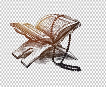 دانلود تصویر png قرآن و تسبیح